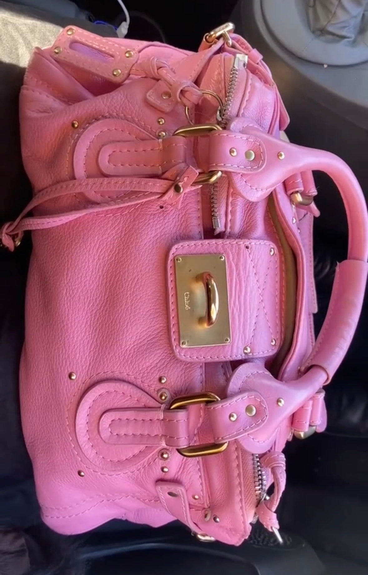 VINTAGE PINK Chloe Paddington Bag