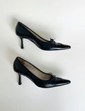 Chanel Black Logo Pumps 39
