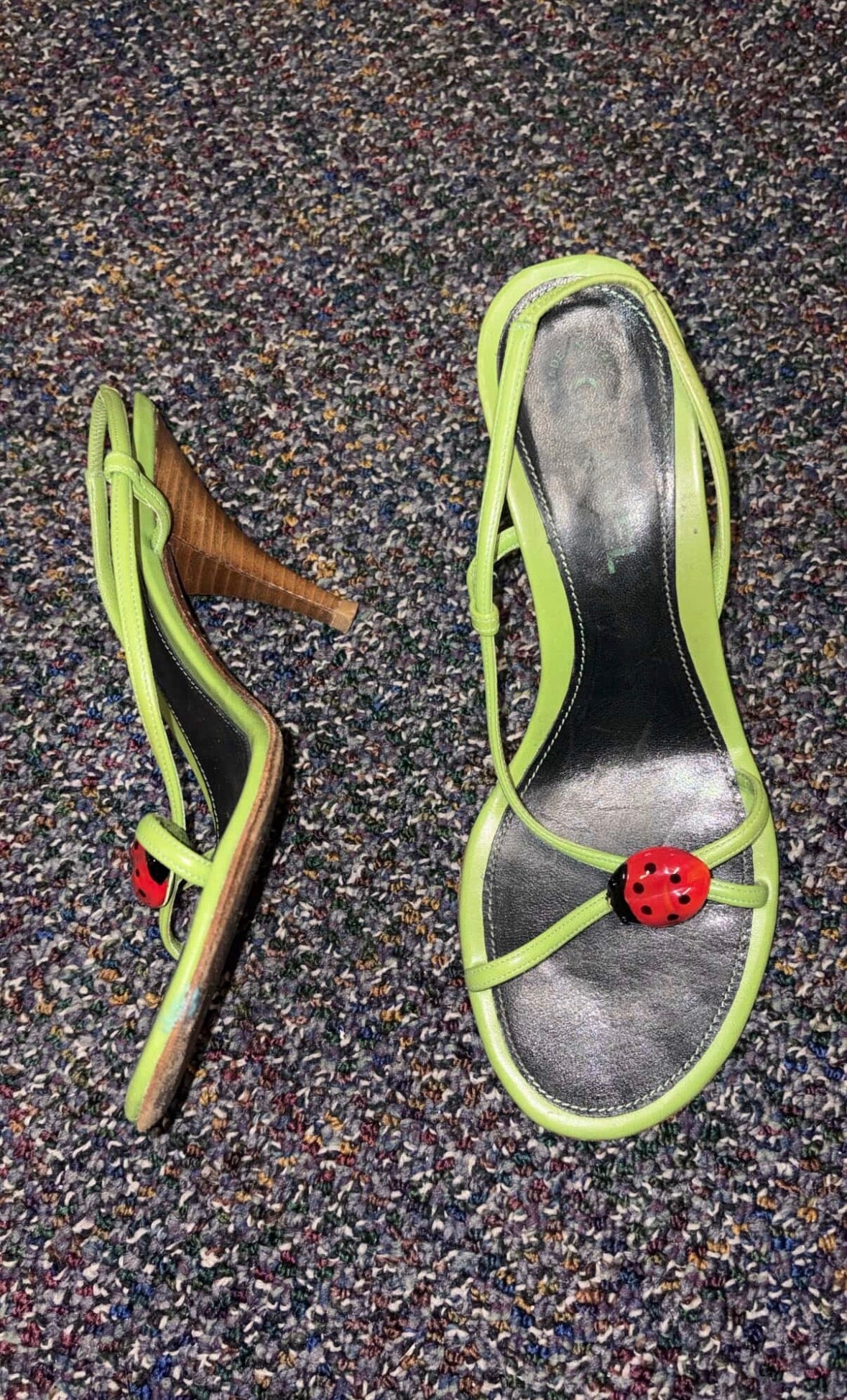 Chanel ladybug heels