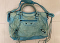 turquoise city bag