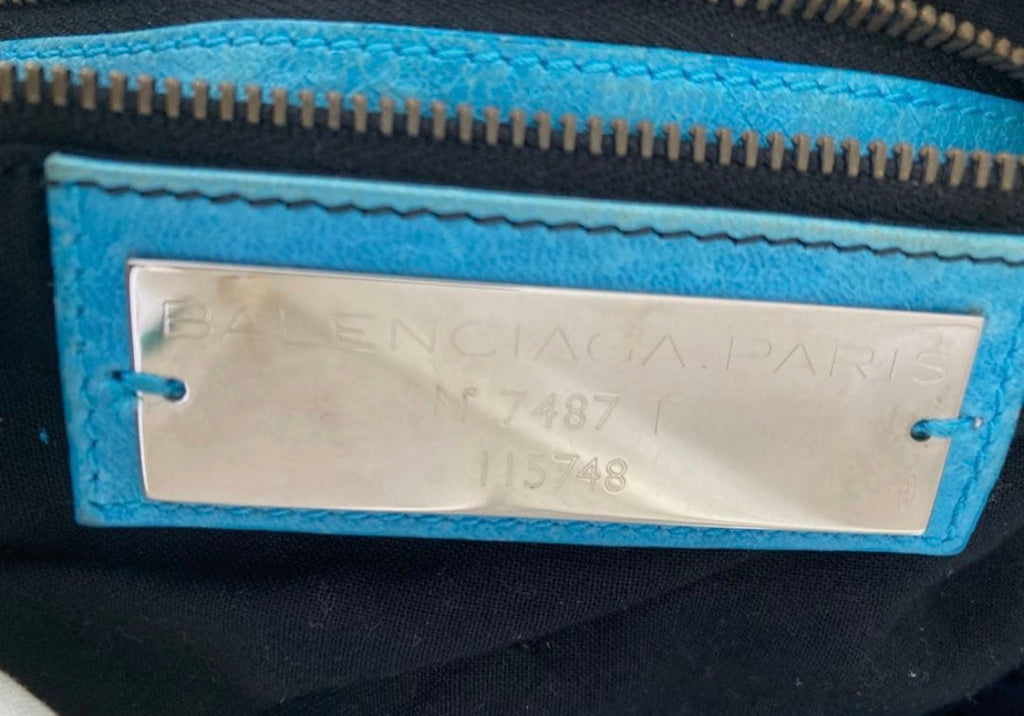 turquoise city bag